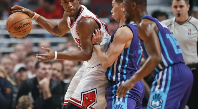 Note-A-Bulls: Jimmy Butler and his cast of misfits hold on to beat Hornets 118-111